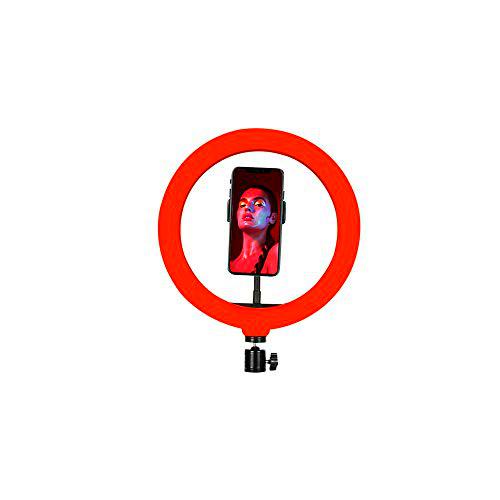 Andoer Anillo de luz RGB de 10", 2800K-6500K Regulable