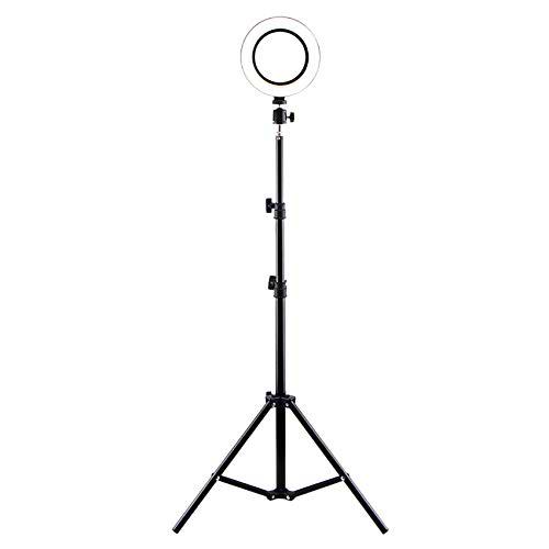 Anillo de Luz 18" 36W 2700-7000K Aro de Luz Selfie Ring Light con 1.6m trípode y Soporte para teléfono móvil Luces Regulable