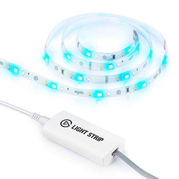 Elgato Light Strip, Luces LED RGBWW, 2000 lúmenes, 16 millones de colores